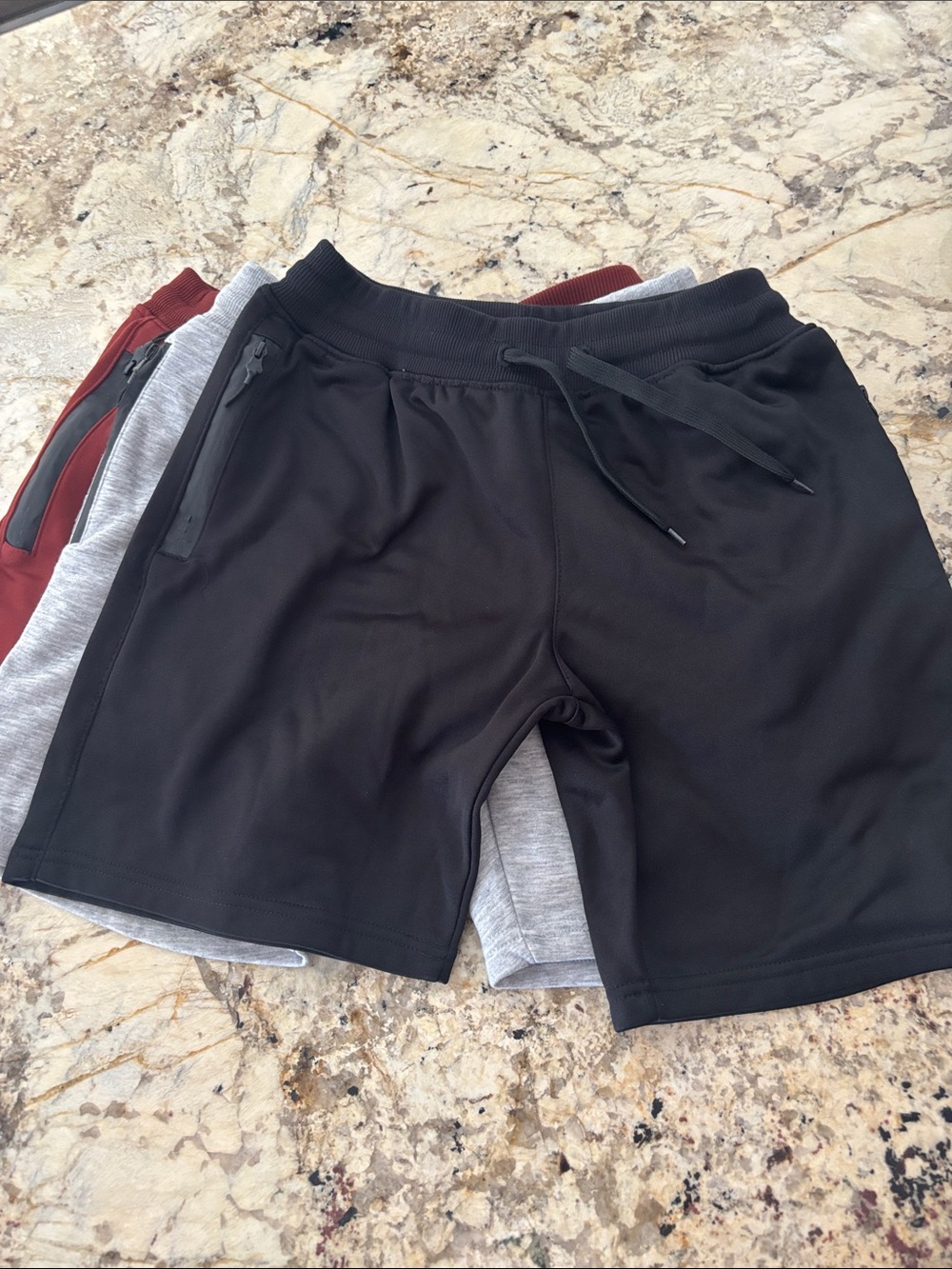 Men's Pure Champ Set of 3 Athletic Drawstring Shorts